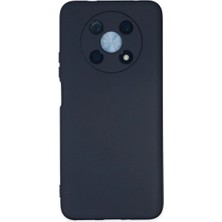 Cepmoda Huawei Nova Y90 Lansman Kılıf - Iç Kısmı Kadife Kaplı - Esnek Silikon Kapak - Lacivert