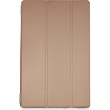 Cepmoda iPad Pro 13 (2024) Uyumlu Uyku Modlu Tablet Kılıfı - Rose Gold