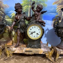 Fransız Şömine Saati Seti