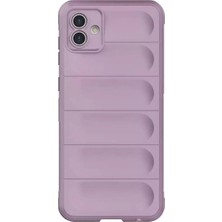 Cepmoda Samsung Galaxy A05 Optimum Soft Silikon Kılıf Mat Darbe Koruyucu Kapak - Mor