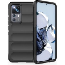 Cepmoda Mi 12T Pro Optimum Soft Silikon Kılıf Mat Darbe Koruyucu Kapak - Siyah