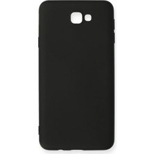 Cepmoda Samsung Galaxy J7 Prime Lansman Kılıf - Iç Kısmı Kadife Kaplı - Esnek Silikon Kapak - Siyah