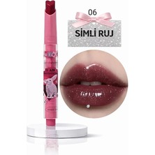 Simli Ruj – Nemlendirici Parlak Cam Görünümlü Dolgun Dudak Etkisi