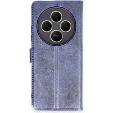 Cepmoda Redmi 14C Uyumlu Kapaklı Kılıf - Cüzdanlı - Kopçalı - Lacivert