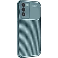 Cepmoda Vivo V30 Lite 4g Uyumlu Karbon Desenli Mat Silikon Telefon Kılıfı - Koyu Yeşil