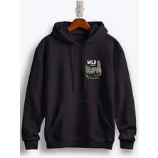 MGAX Off Road Wild Explorer Arma Baskılı Regular Kapşonlu Sweatshirt