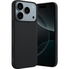 Cepmoda iPhone 17 Pro Max Uyumlu First Serisi Ince Silikon Kılıf – Siyah