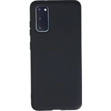 Cepmoda Samsung Galaxy S20 Lansman Kılıf - Iç Kısmı Kadife Kaplı - Esnek Silikon Kapak - Lacivert