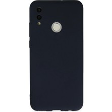 Cepmoda Huawei P Smart 2019 Lansman Kılıf - Iç Kısmı Kadife Kaplı - Esnek Silikon Kapak - Lacivert