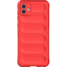 Cepmoda Samsung Galaxy A06 Optimum Soft Silikon Kılıf Mat Darbe Koruyucu Kapak - Kırmızı