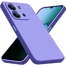 Cepmoda Redmi 15C 4g Lansman Kılıf - Iç Kısmı Kadife Kaplı - Esnek Silikon Kapak - Lila