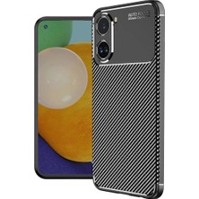 Cepmoda Poco X7 Pro Uyumlu Karbon Desenli Mat Silikon Telefon Kılıfı - Siyah