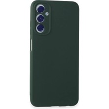 Cepmoda Samsung Galaxy A05S Uyumlu First Serisi Ince Silikon Kılıf – Koyu Yeşil