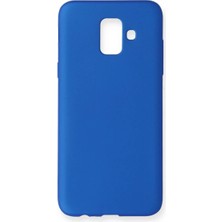 Cepmoda Samsung Galaxy A6 2018 Uyumlu First Serisi Ince Silikon Kılıf – Mavi