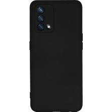 Cepmoda Oppo A74 4g Lansman Kılıf - Iç Kısmı Kadife Kaplı - Esnek Silikon Kapak - Siyah