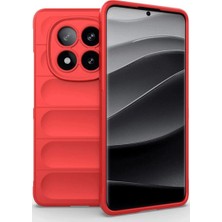 Cepmoda Redmi Note 14 Pro 5g Optimum Soft Silikon Kılıf Mat Darbe Koruyucu Kapak - Kırmızı