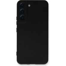 Cepmoda Samsung Galaxy S23 Plus Lansman Kılıf - Iç Kısmı Kadife Kaplı - Esnek Silikon Kapak - Siyah