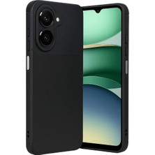 Cepmoda Samsung Galaxy A07 4g Uyumlu Karbon Desenli Mat Silikon Telefon Kılıfı - Siyah