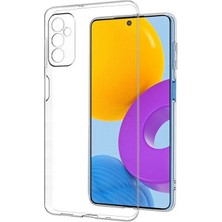 Cepmoda Samsung Galaxy M52 5g Uyumlu Basic Şeffaf Kılıf - Esnek - Silikon - Tam Uyum
