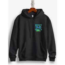 MGAX Dalgıç Scuba Diving Enjoy Under Water Arma Baskılı Regular Kapşonlu Sweatshirt