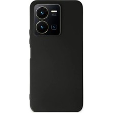 Cepmoda Vivo Y35 Uyumlu First Serisi Ince Silikon Kılıf – Siyah