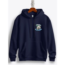 MGAX Deniz Summer Skull Arma Baskılı Regular Kapşonlu Sweatshirt