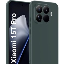 Cepmoda Mi 15T Pro Uyumlu First Serisi Ince Silikon Kılıf – Koyu Yeşil