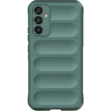 Cepmoda Samsung A56 Optimum Soft Silikon Kılıf Mat Darbe Koruyucu Kapak - Koyu Yeşil