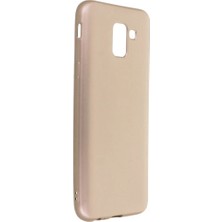 Cepmoda Samsung Galaxy J6 Uyumlu First Serisi Ince Silikon Kılıf – Gold