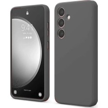 Cepmoda Samsung Galaxy S24 Fe Uyumlu First Serisi Ince Silikon Kılıf – Gri