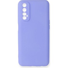 Cepmoda Realme 7 Uyumlu First Serisi Ince Silikon Kılıf – Lila
