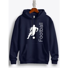 MGAX Football Player Baskılı Regular Kapşonlu Sweatshirt