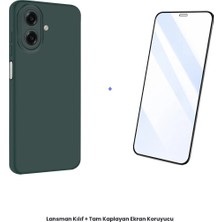 Cepmoda Samsung Galaxy A07 4g Lansman Kılıf + Tam Kaplayan Antistatik Ekran Koruyucu Set - Kırmızı