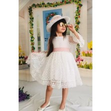 Diamondstar Kız Çocuk Parti Kıyafeti Dogum Günü ve Gösteri Kostümü Elbisesi 2/13 Yaş