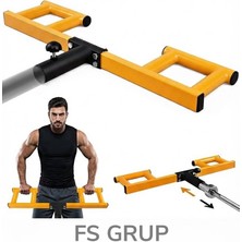 Fs Grup | Multi Grip Paralel Bar Aparatı, 3 Tutuşlu Ayarlanabilir Deadlift & Row Çekiş Aparatı