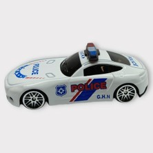 Fantastik Store Metal Mini Polis Arabası  8 cm - Polis - 8 (Lisinya)