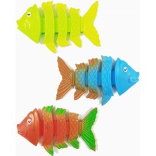 Fantastik Store NL-19B - Havuz Oyunu - 3lü Balıklar Fosforlu -96 (Lisinya)