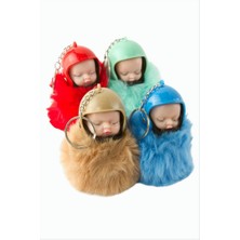 Zero Land Gld-Spt- Bebek Peluş Anahtarlık 10 cm - Ebruli