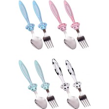 Bebek Çatal Kaşık Seti - 18 cm - Lisinya