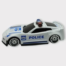 Fantastik Store Metal Mini Polis Arabası  8 cm - Polis - 1 (Lisinya)