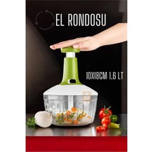 Turk Pratik El Rondosu Üstten Basmalı 1.6 Litre 10X18CM Nemere