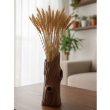 Mcy Dekor Kütük Görünümlü Dekoratif Plastik Vazo