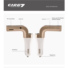 Fantastik Store Carg7 Bluetooth Araç Fm Transmitter USB Girişli ( Lisinya )