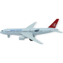 Çek Bırak Metal Yolcu Uçağı - 15 cm - Küçük Boy (Lisinya)