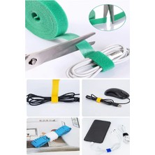 Kesilebilir Kablo  Tutucu Kulaklık Fare Airfry Ev Ofis Için Cırt Sabitleyici Kablo Düzenleyici - Lisinya