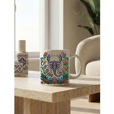 Base Art Tasarım Baskı Kupa Akrep Burcu