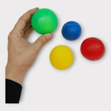 Fantastik Store Köpek Oyuncağı - Plastik Düdüklü Top - 4 Lü Set (Lisinya)