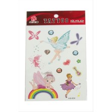 Zero Land Gld-Spt- Peri Attoo Dövme Sticker - Beyaz