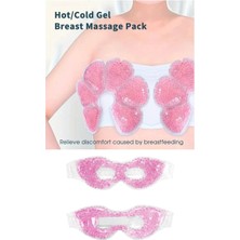 Fantastik Store Sıcak Soğuk Göğüs Pedi 2’li ve Jel Boncuklu Göz Maskesi Seti – Emziren Anneler Için ( Lisinya )