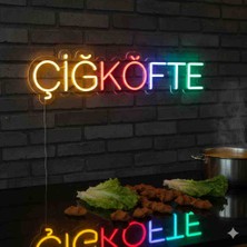 Kamer Neon LED Işıklı Çiğköfte